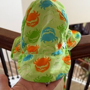 Colorful Crab Print Kids Hat